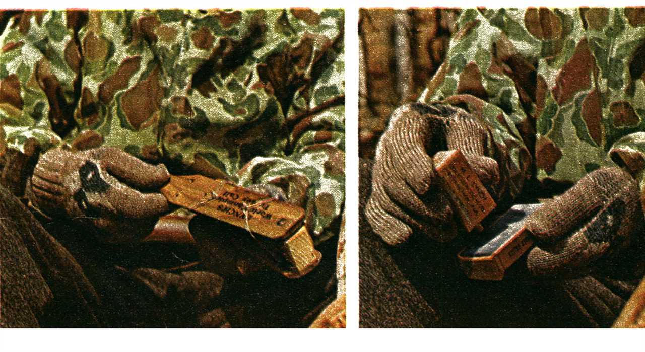 old magazine photos of turkey calls