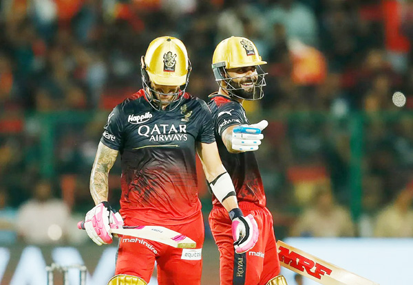 IPL 2023: Virat Kohli & Faf du Plessis powers RCB to 8 wicket win over MI at Chinnaswamy