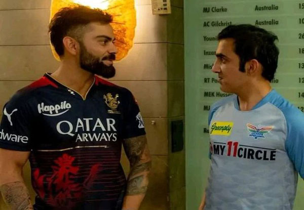 IPL 2023: Gautam Gambhir and Virat Kohli embrace each other after the thriller at Chinnaswamy stadium? | RCBvsLSG