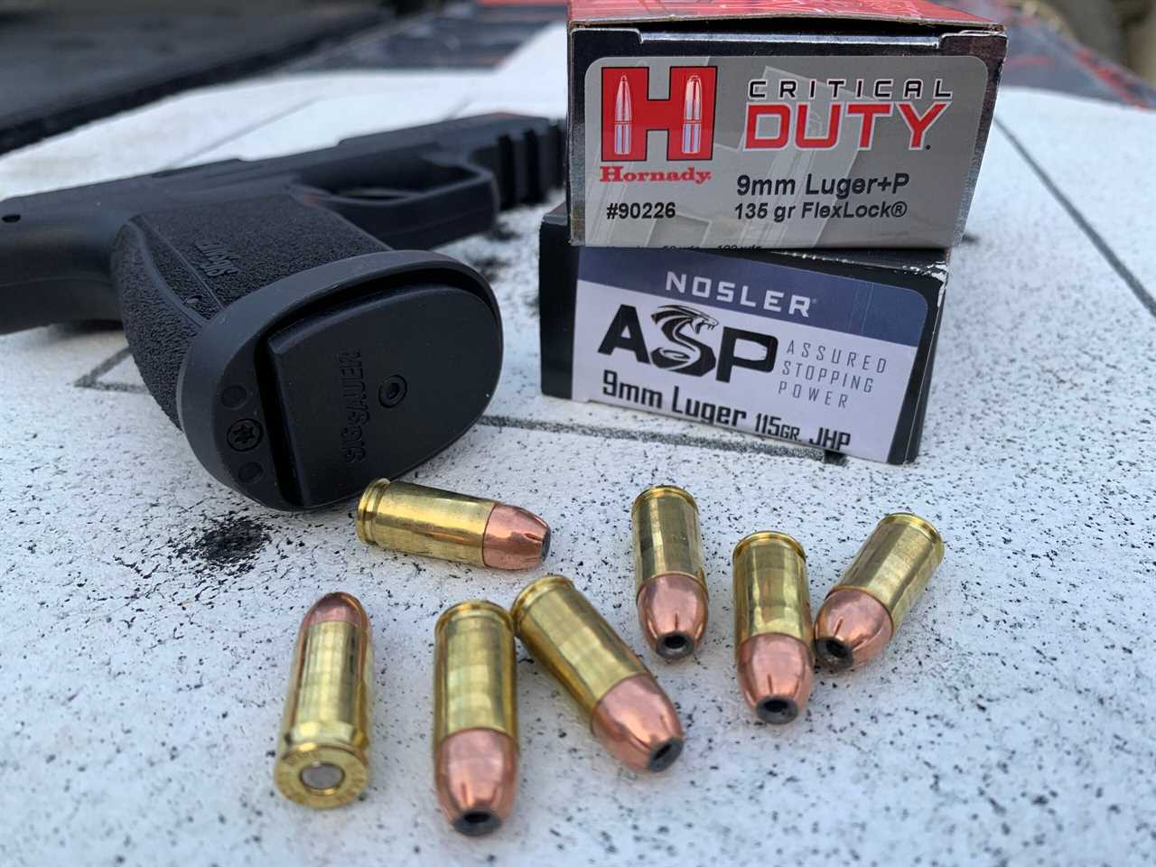 Sig P365 defensive ammo