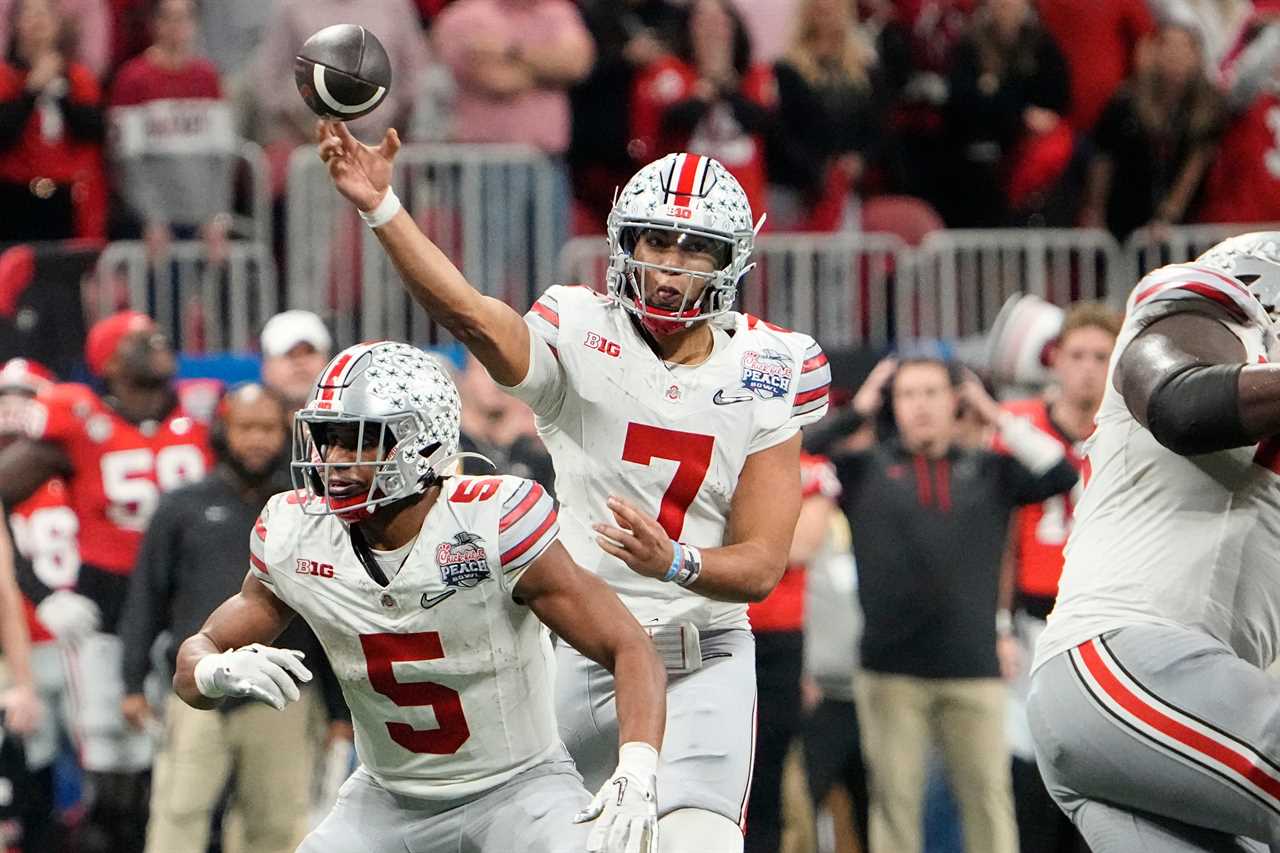 Ohio State quarterback C.J. Stroud selected in the first round of the NFL draft