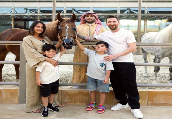 In Pics: Lionel Messi holidaying with family in Saudi Arabia