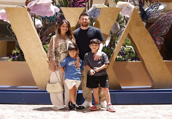 In Pics: Lionel Messi holidaying with family in Saudi Arabia