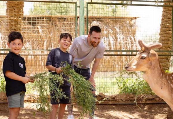 In Pics: Lionel Messi holidaying with family in Saudi Arabia