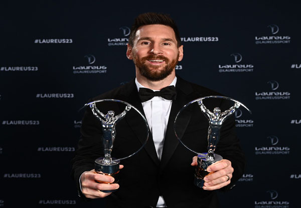 Lionel Messi pips Kylian Mbappe to win Laureus World Sportsman of the Year Award