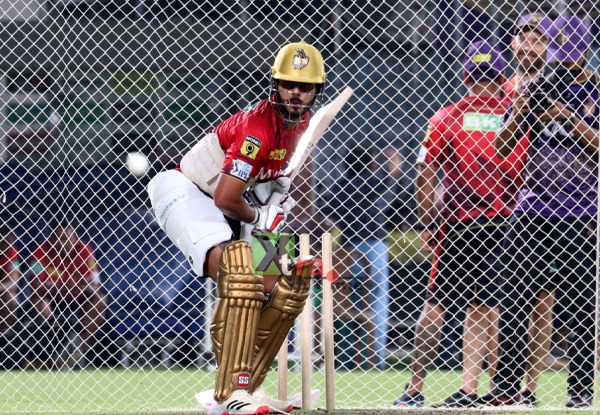 In Pics: Moments from the practice session of KKR and PBKS at Eden Gardens