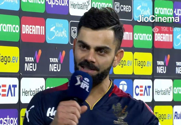 “It was quite special considering the magnitude of the game”: Virat Kohli after his match winning ton against SRH