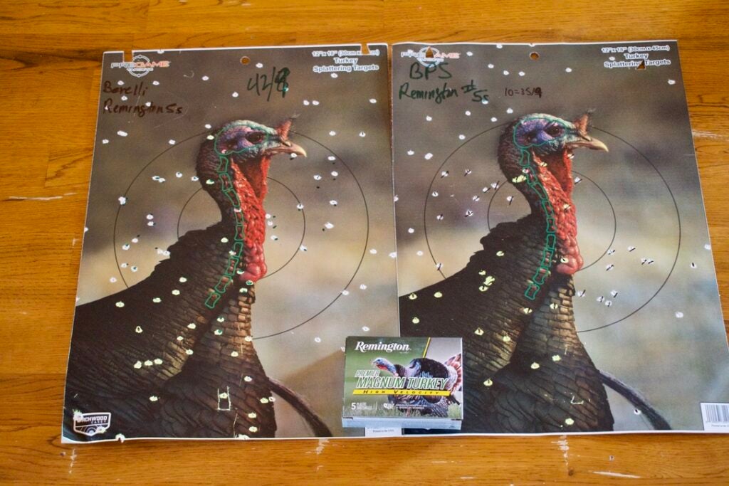 Two turkey load patterns