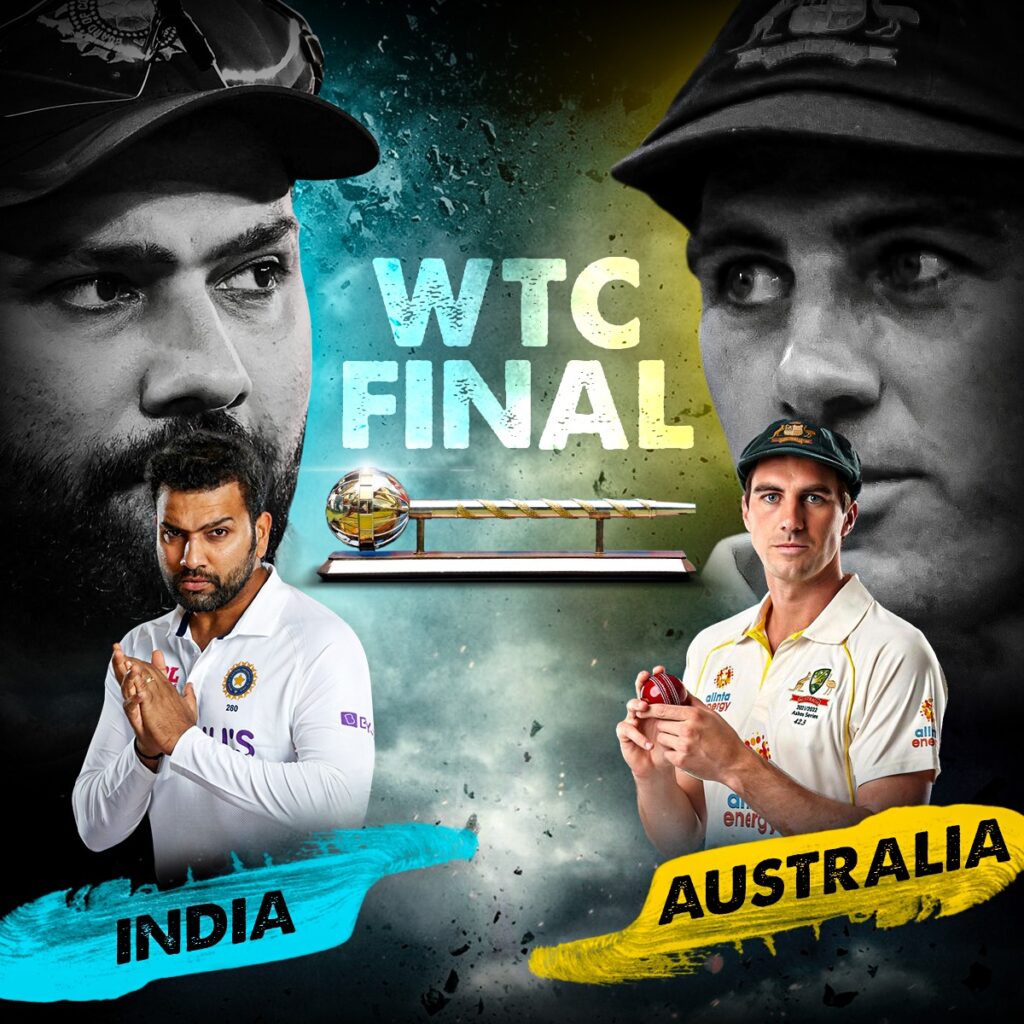 Australia vs India: The Battle for the ICC Test Championship.