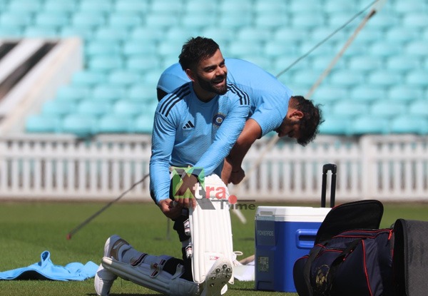 In Pics: Rohit & his boys train at the Oval for the first time ahead of WTC Final 2023