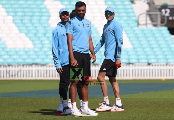 In Pics: Rohit & his boys train at the Oval for the first time ahead of WTC Final 2023