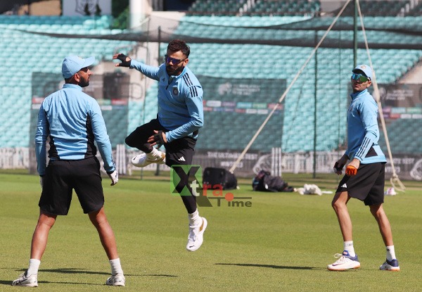 In Pics: Rohit & his boys train at the Oval for the first time ahead of WTC Final 2023