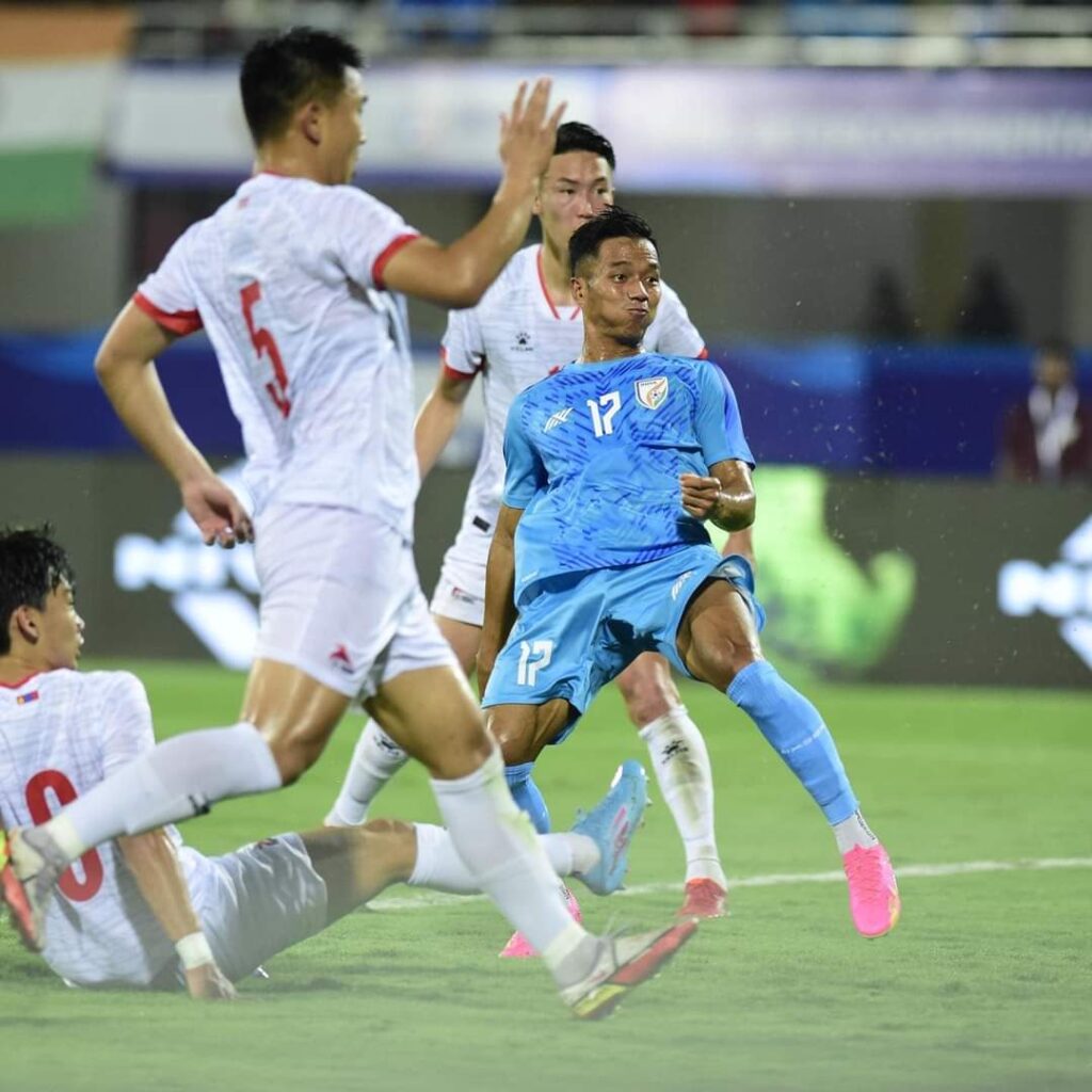 India Clinches Victory in Intercontinental Cup Opener, Defeats Mongolia 2-0