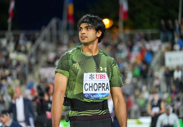 Olympic champion Neeraj Chopra wins his second consecutive Diamond League title this year in Lausanne.