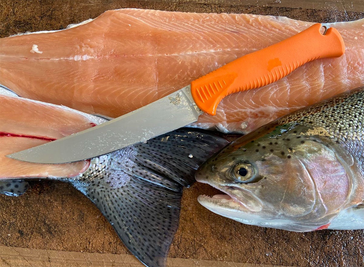 how to fillet trout