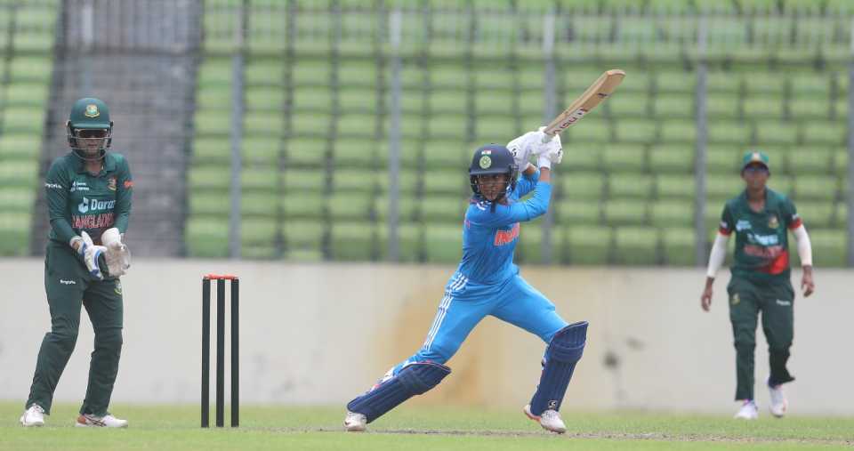 India win by 108 runs, leveling the series 1-1 at Dhaka