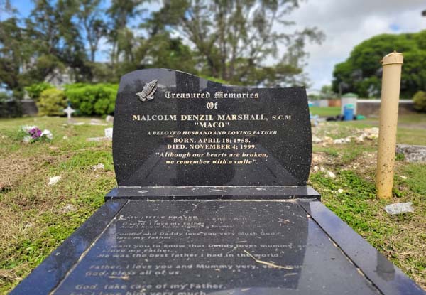 A visit to Malcolm Marshall graveyard in Barbados | Remembering a legend