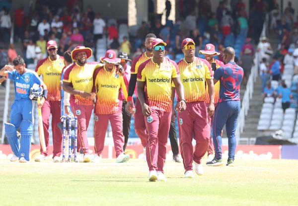 1st T20I: West Indies beat India by 4 runs in low-scoring match