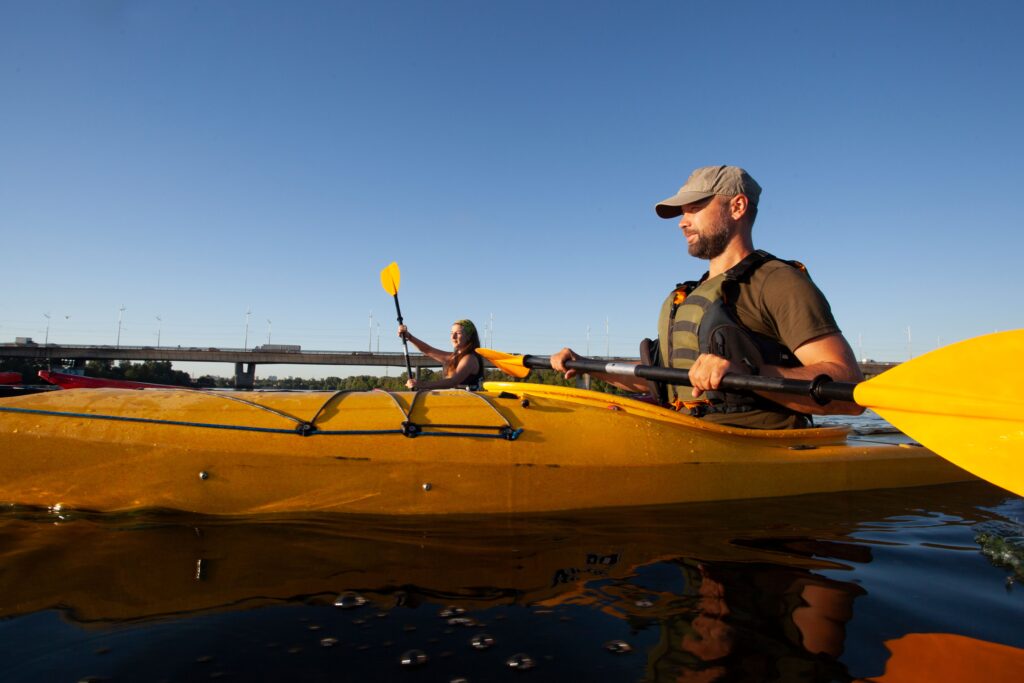 Sea kayaking