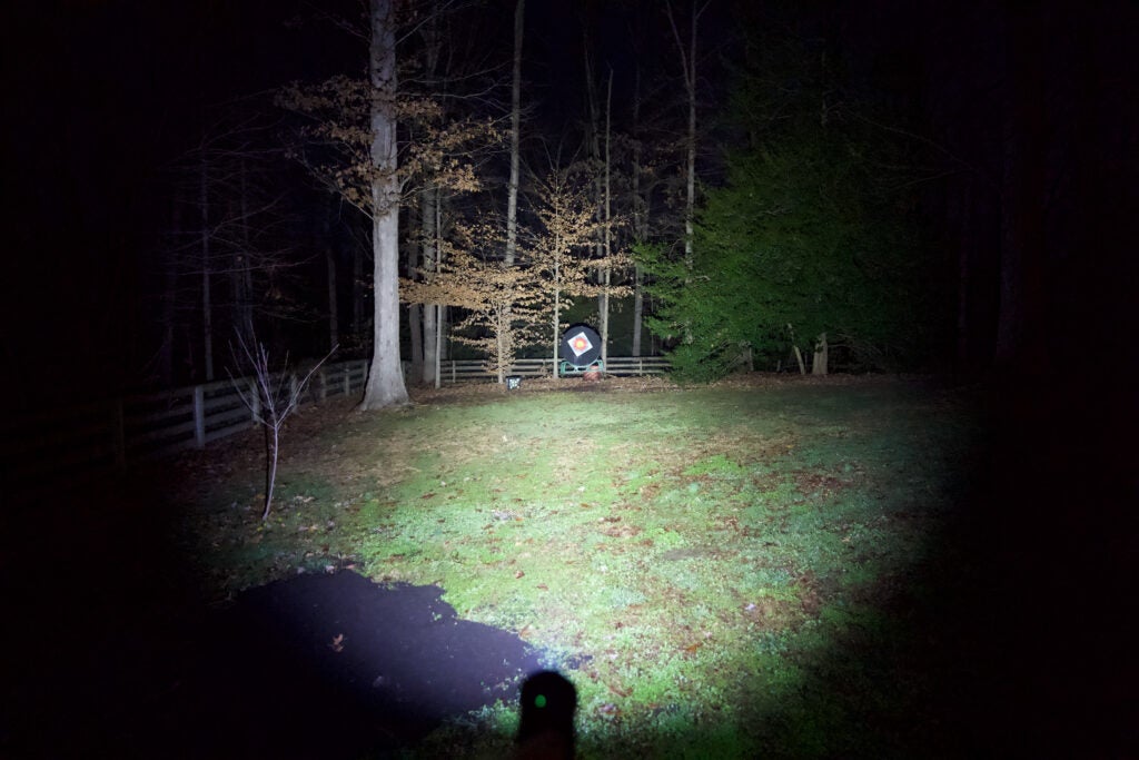 The Stiletto Pro at 25 yards.