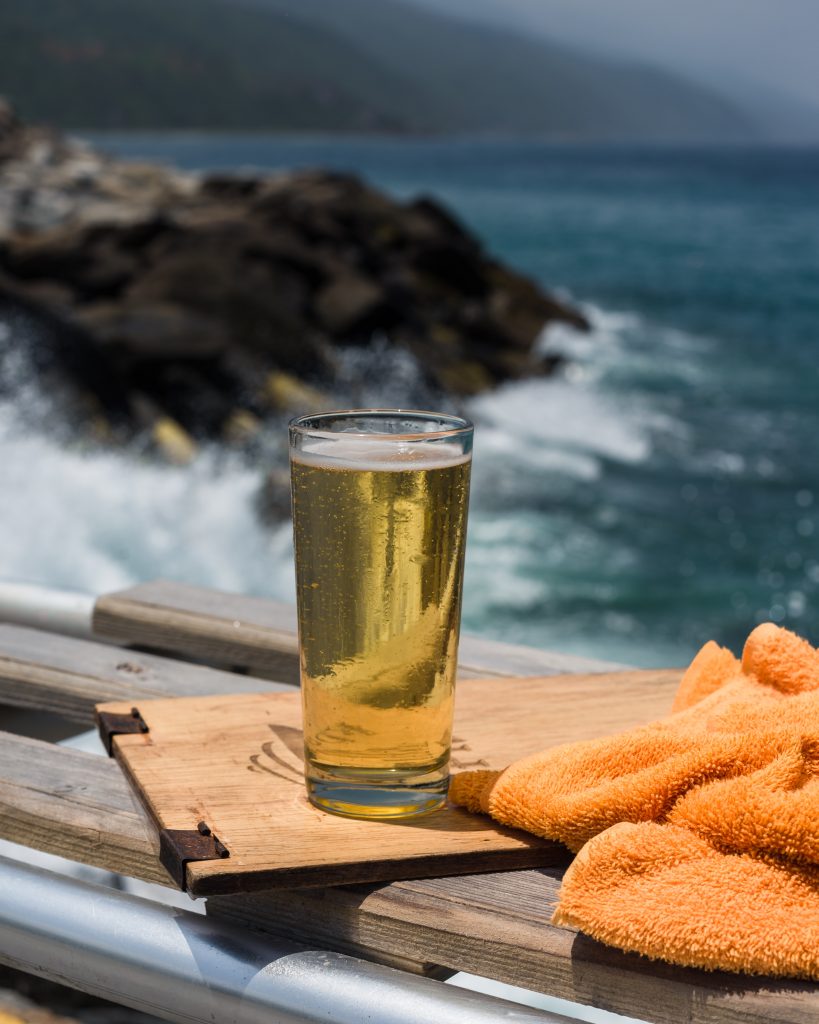 kayaking rule beer by the beach