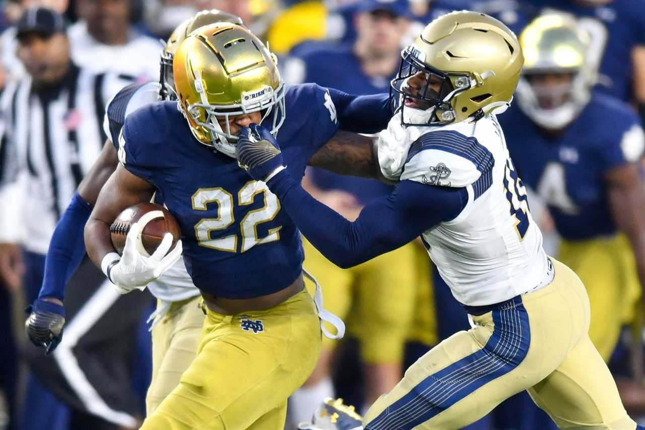 NCAA Football: Navy at Notre Dame