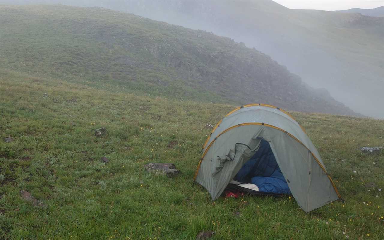 With down sleeping bags, you have to be prepared to protect it from the moistureâsometimes a lot of moistureâin your environment.
