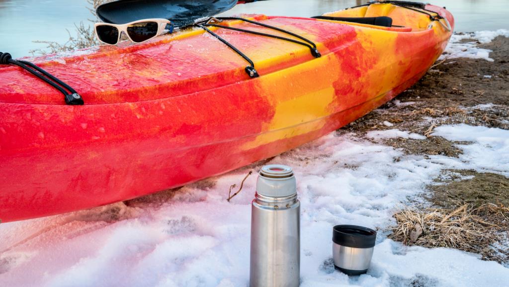 winter kayaking