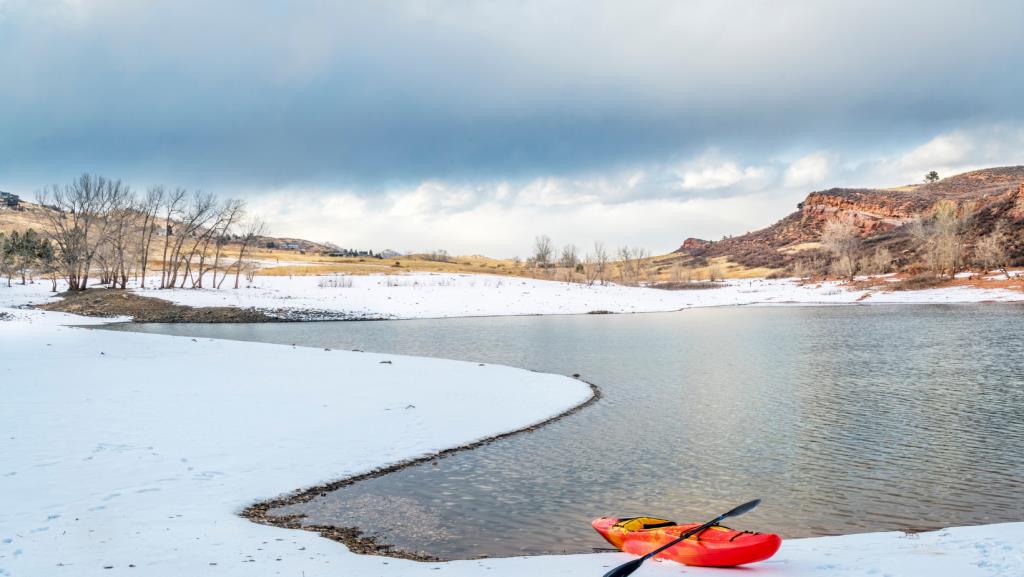 winter kayaking experience