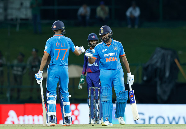Asia Cup 2023: Rohit & Shubman score unbeaten fifties as India beat Nepal by 10 wickets to seal a spot in Super 4