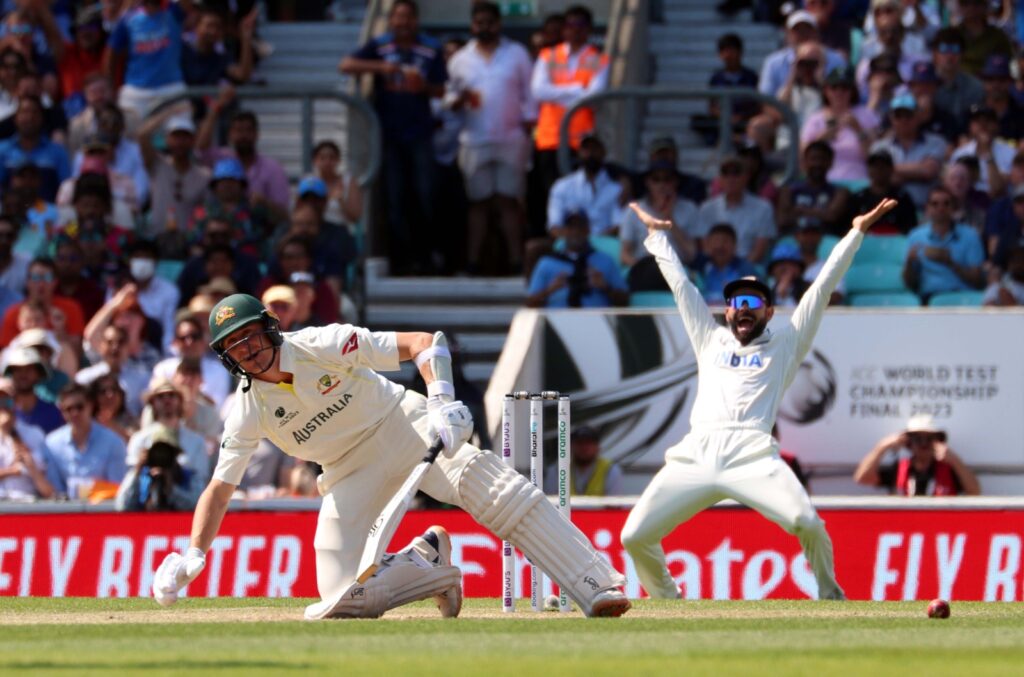 In pics : Australia secures a commanding lead of 296 runs despite India’s valiant comeback