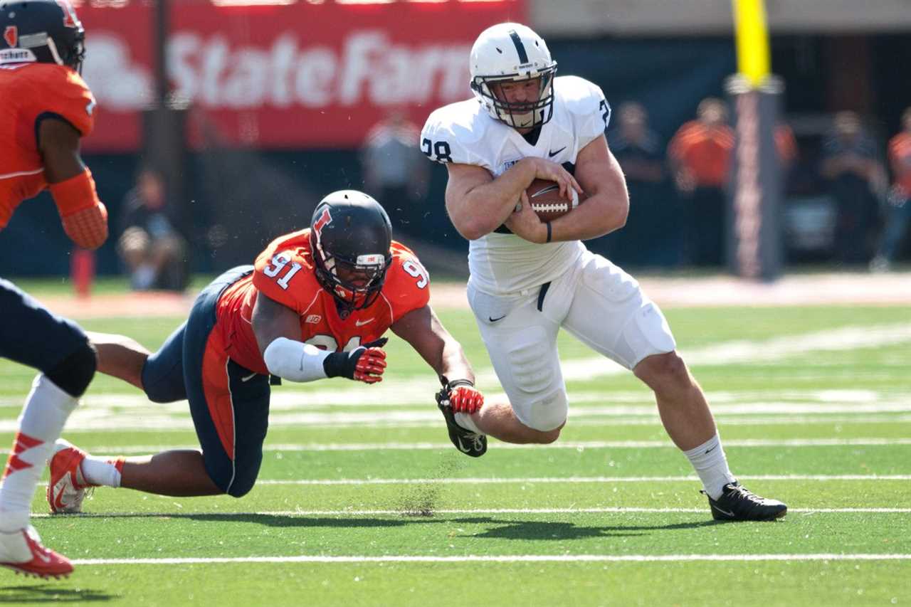 NCAA Football: Penn State at Illinois