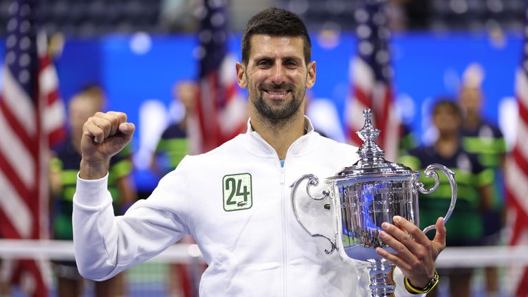 Djokovic makes history with 24th Grand Slam win at US Open