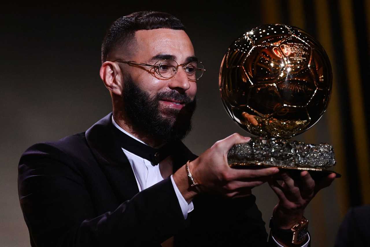 Ballon d’Or winners and losers: Karim Benzema scoops top prize as Real Madrid, Manchester City and Barcelona sweep up