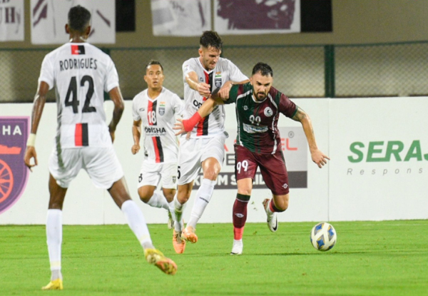 AFC Cup 2023: Petratos scores a brace as Mohun Bagan Super Giant thrash Odisha FC 4-0 in Group D fixture at Bhuvneshwar