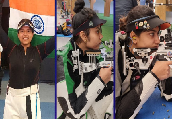 Asian Games 2023: Sift Kaur, Ashi Chouksey & Manini Kaushik wins silver in women’s 50m 3 Positions event