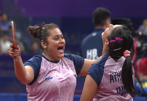 Asian Games 2023: Ayhika & Suthirtha shock World No 2 Chinese pair to confirm historic first medal in Table Tennis