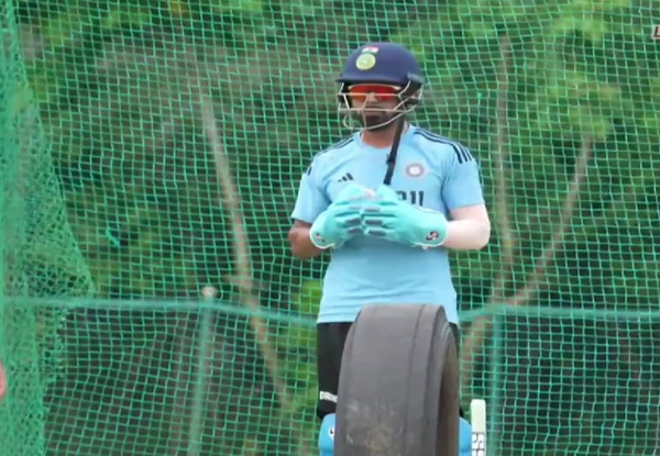 Why KL Rahul was practicing keeping with a tyre in Thiruvananthapuram? | WorldCup2023