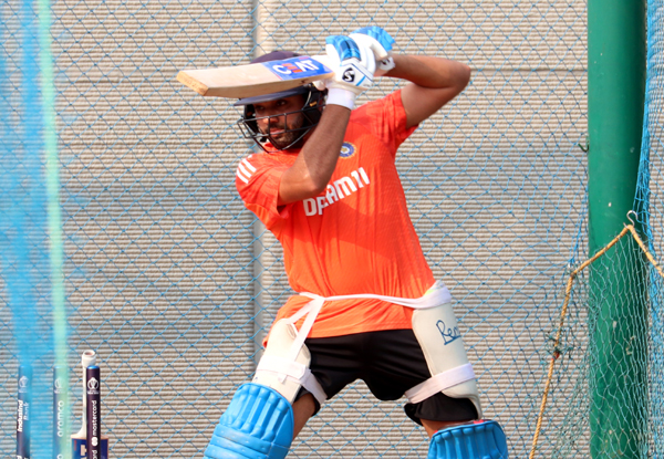 Rohit Sharma spends time at the nets ahead of Australia game in Chennai on Sunday | CWC2023