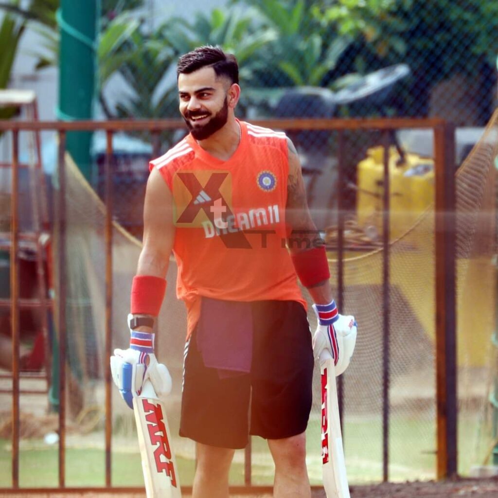 In Pics: Team India practices with their New Orange Practice Jersey