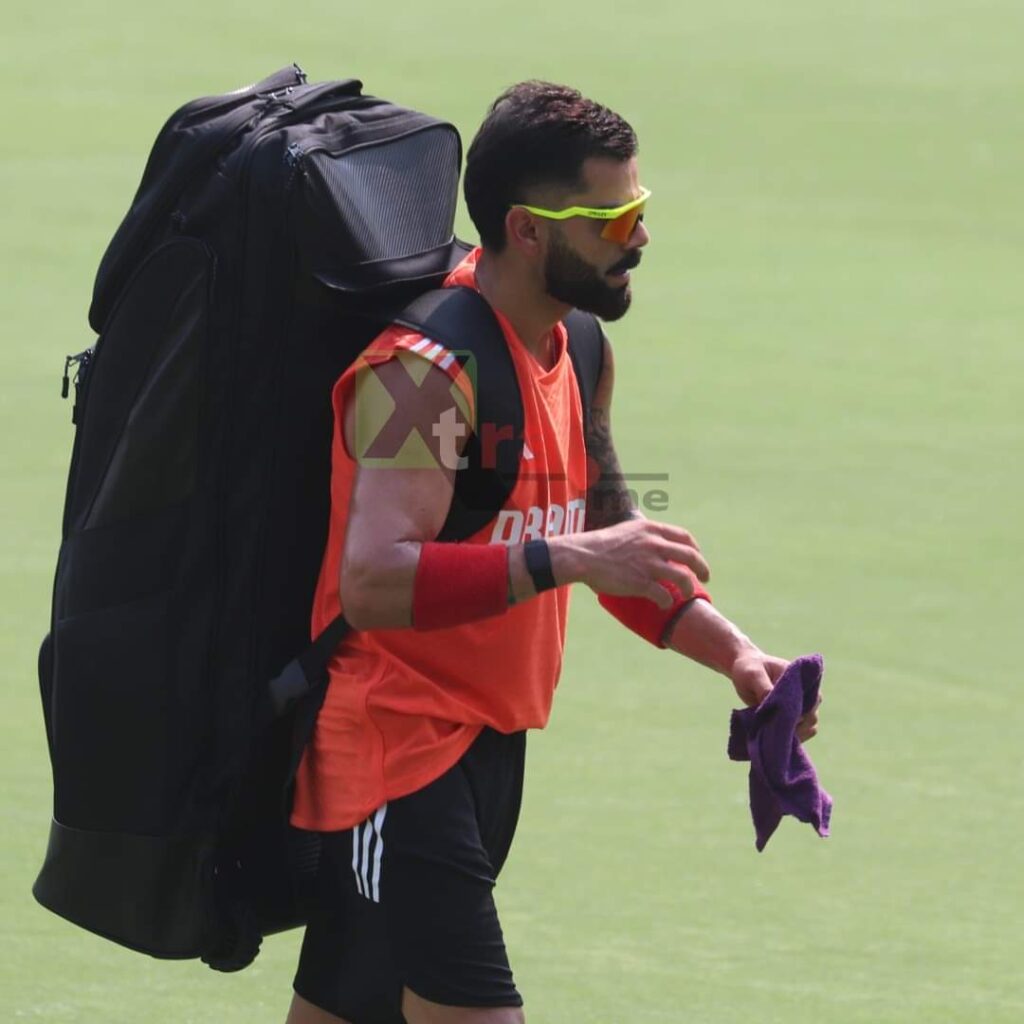 In Pics: Team India practices with their New Orange Practice Jersey