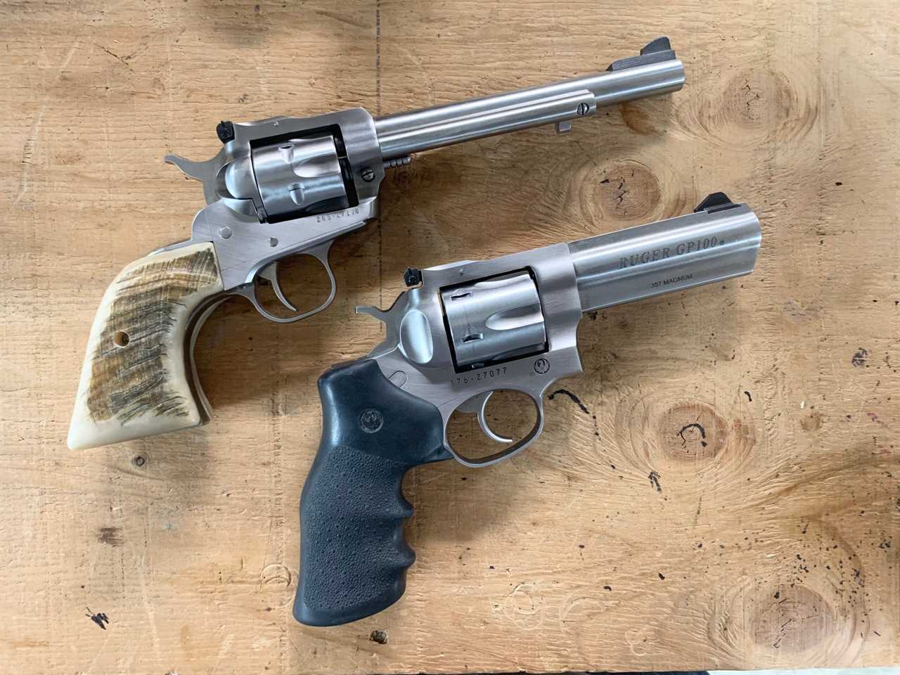 single- and double-action revolvers