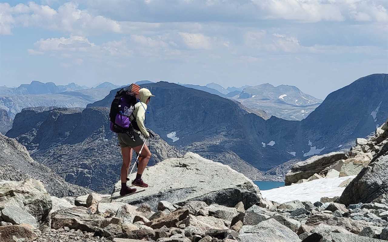 Hiking WRHR with NEMO Switchback pad.