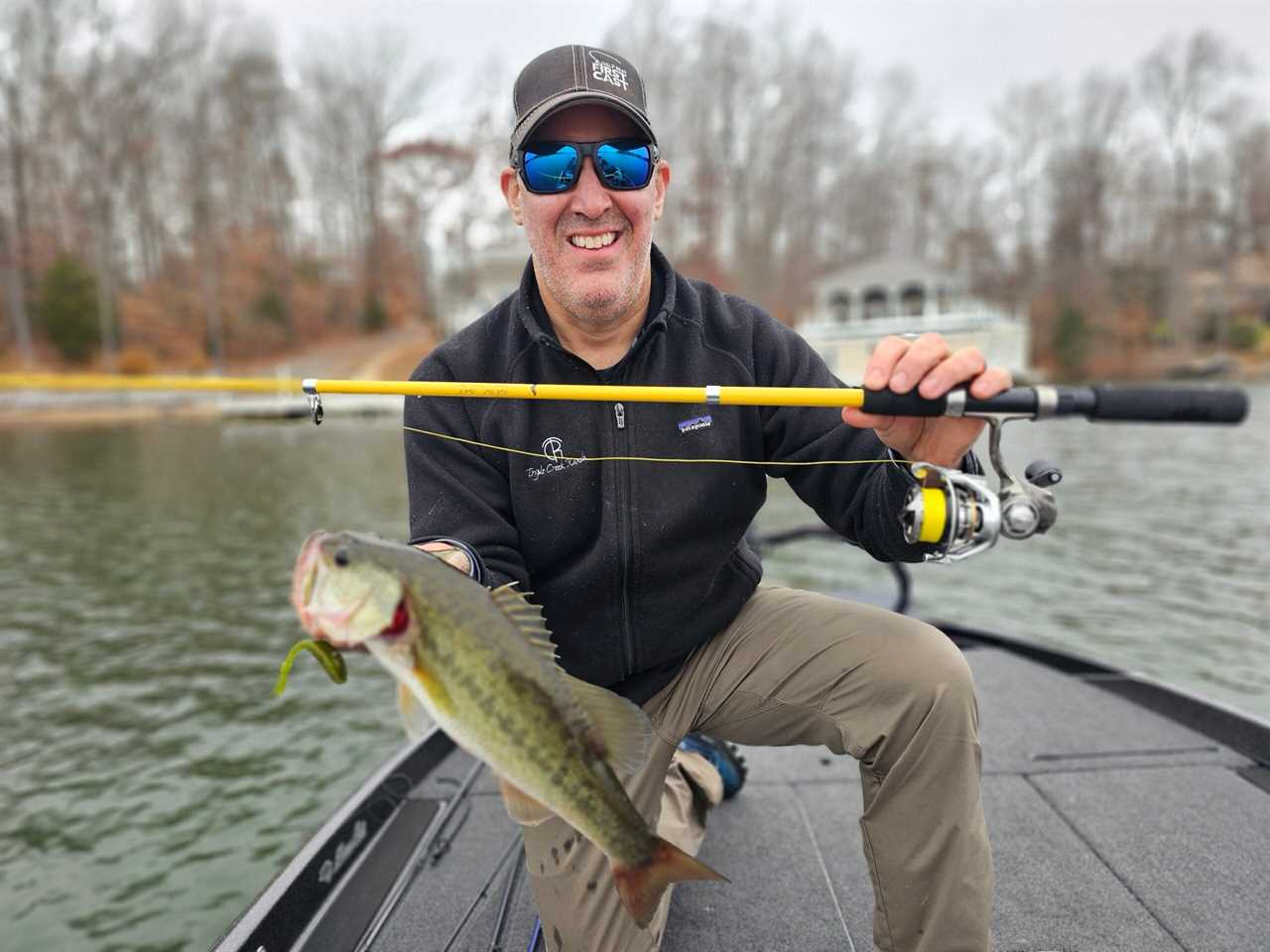 The author tested the best telescopic rods at his home lake.