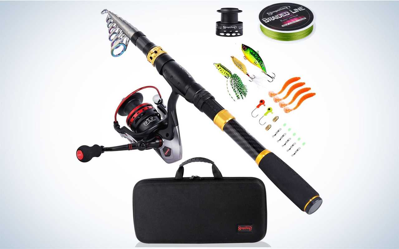We tested the Sougayilang Fishing Rod Combo.