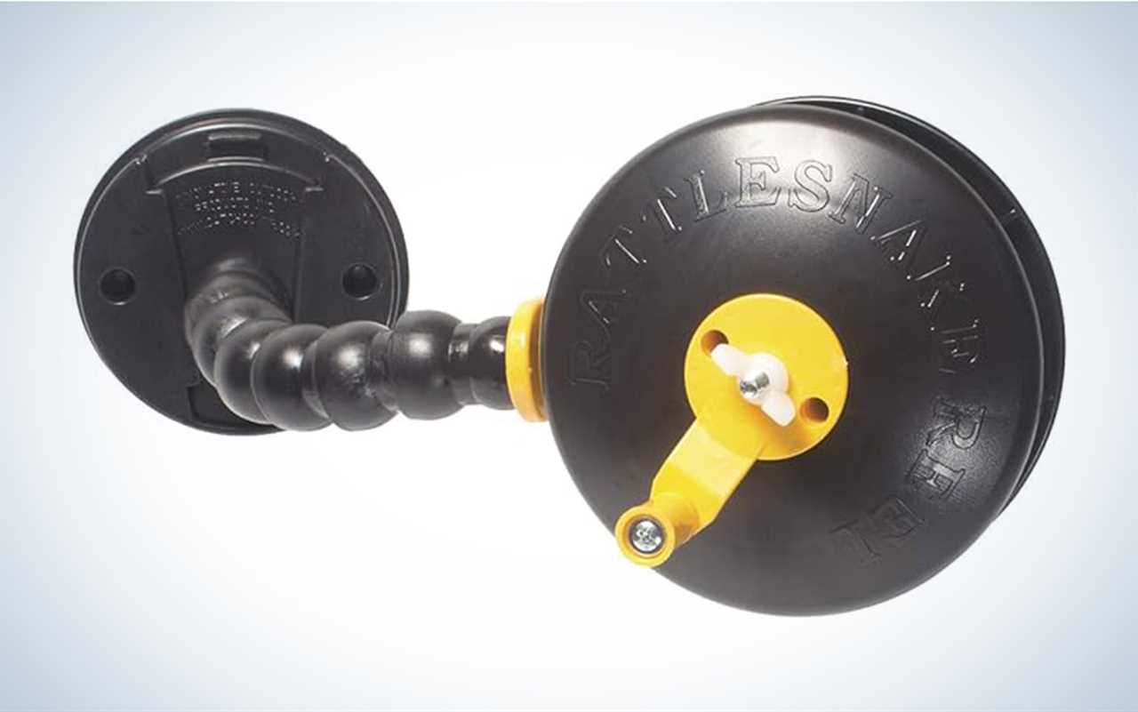 We tested the Catch Cover Multi-Flex Rattlesnake Reel.