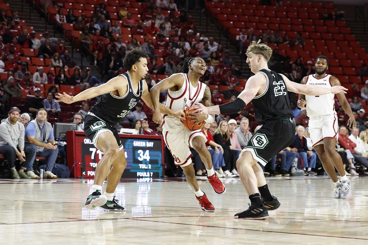 Oklahoma Sooners impressive in win over Green Bay, but can still get better per Porter Moser