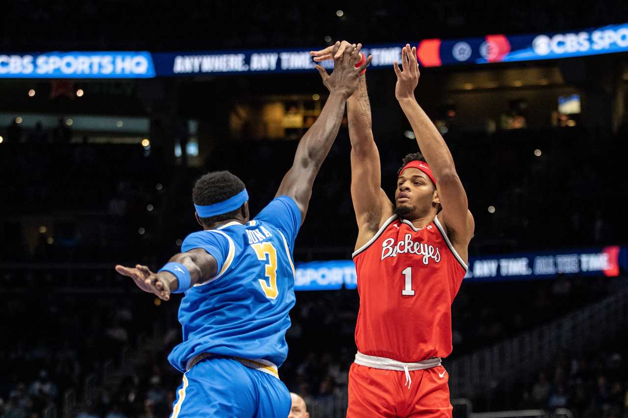 Photos of Ohio State basketball's win over UCLA in the CBS Sports Classic