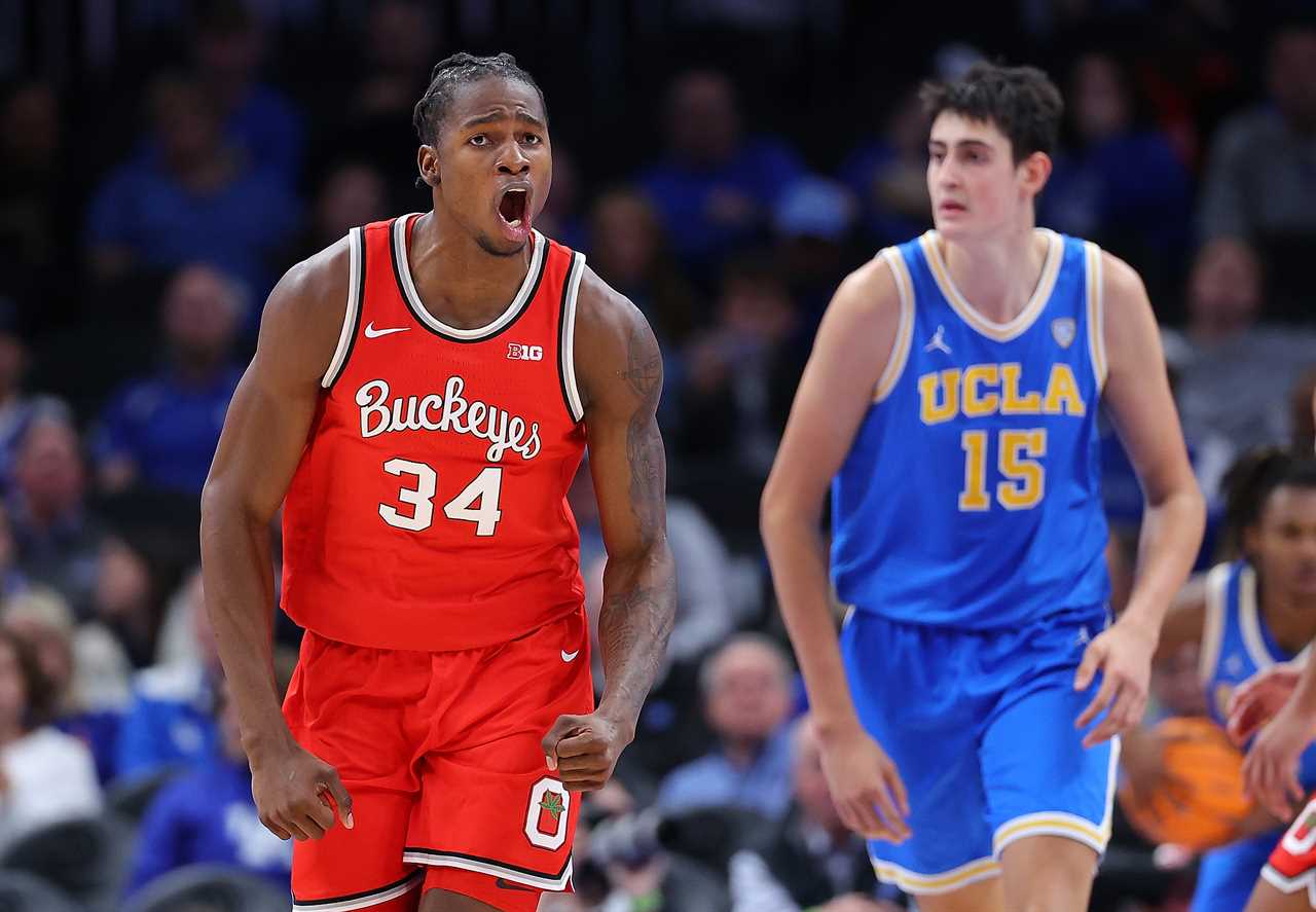 Photos of Ohio State basketball's win over UCLA in the CBS Sports Classic