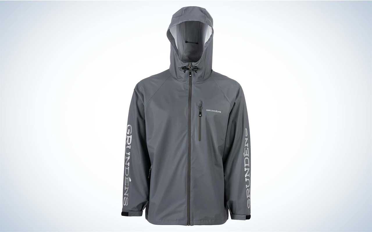 The Grundens Tourney rain jacket